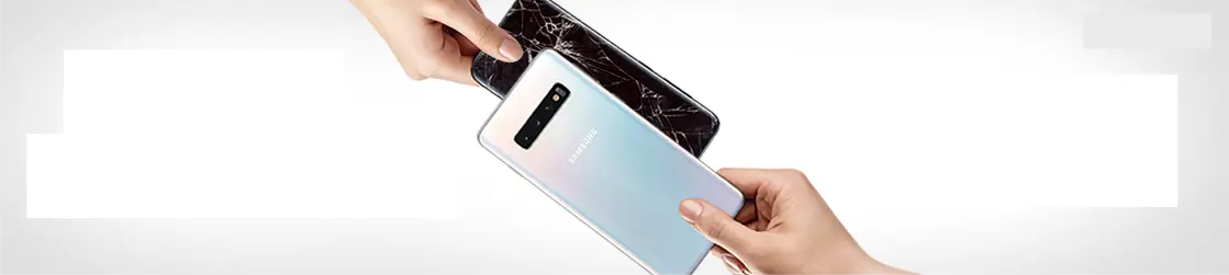 Entrega de un celular con pantalla rota como parte de pago