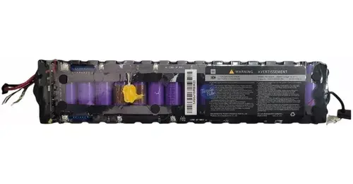 Batería de monopatín eléctrico desmontada