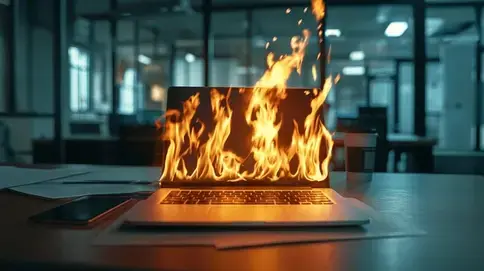 Notebook sobrecalentada, riesgo de daño por falta de mantenimiento