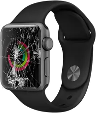 Smartwatch con la pantalla trizada