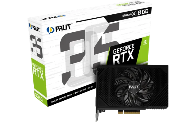 Tarjeta de video Palit RTX 3050 StormX 6GB